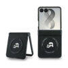 Coque Galaxy Z Flip 8 Karl Lagerfeld Karl & Choupette Pins MagSafe - Samsung noire