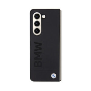 Coque Galaxy Z Fold 5 BMW Signature Logo Imprint noire — visuel 2