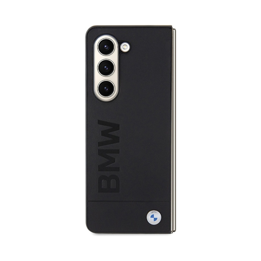 Coque Galaxy Z Fold 5 BMW Signature Logo Imprint noire — visuel 2