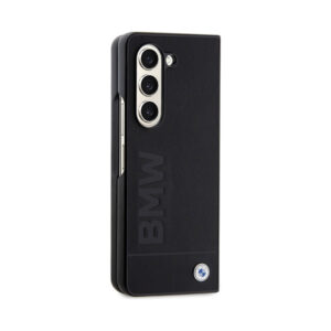 Coque Galaxy Z Fold 5 BMW Signature Logo Imprint noire — visuel 5