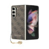 Coque Galaxy Z Fold 5 Guess 4G Charms Collection brune