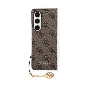 Coque Galaxy Z Fold 5 Guess 4G Charms Collection brune — visuel 2
