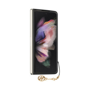 Coque Galaxy Z Fold 5 Guess 4G Charms Collection brune — visuel 3