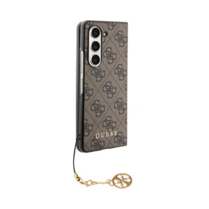 Coque Galaxy Z Fold 5 Guess 4G Charms Collection brune — visuel 5