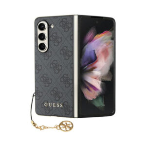 Coque Galaxy Z Fold 5 Guess 4G Charms Collection - Samsung grise