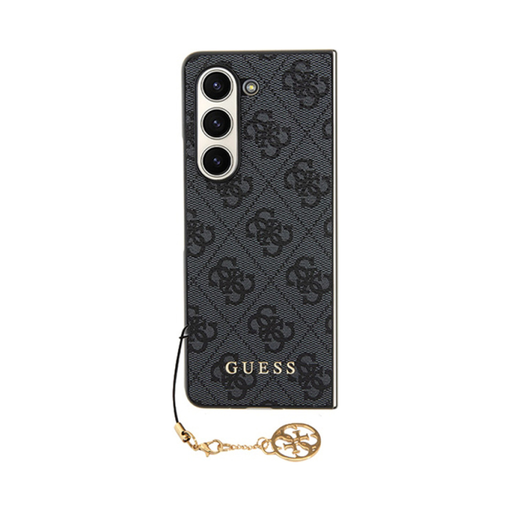 Coque Galaxy Z Fold 5 Guess 4G Charms Collection - Samsung grise — visuel 2