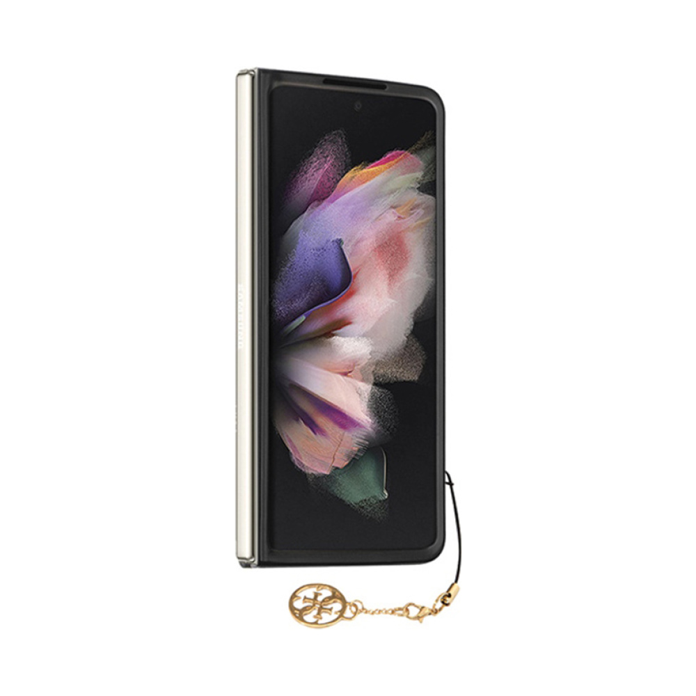 Coque Galaxy Z Fold 5 Guess 4G Charms Collection - Samsung grise — visuel 3