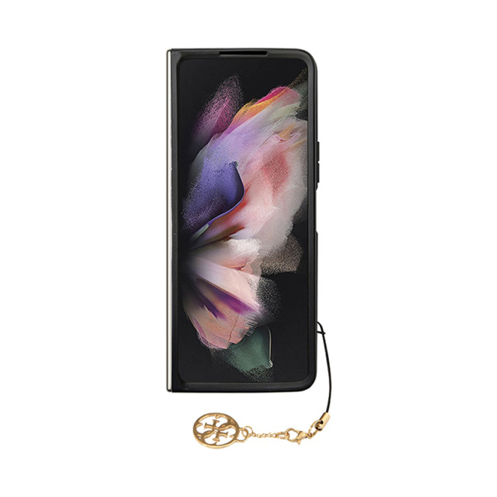 Coque Galaxy Z Fold 5 Guess 4G Charms Collection - Samsung grise — visuel 4