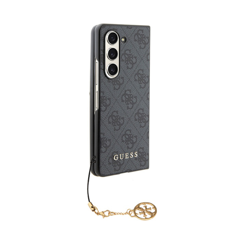 Coque Galaxy Z Fold 5 Guess 4G Charms Collection - Samsung grise — visuel 5