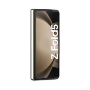 Coque Galaxy Z Fold 5 Karl Lagerfeld NFT Saffiano Monogram Ikonik Pin - Samsung noire — visuel 3