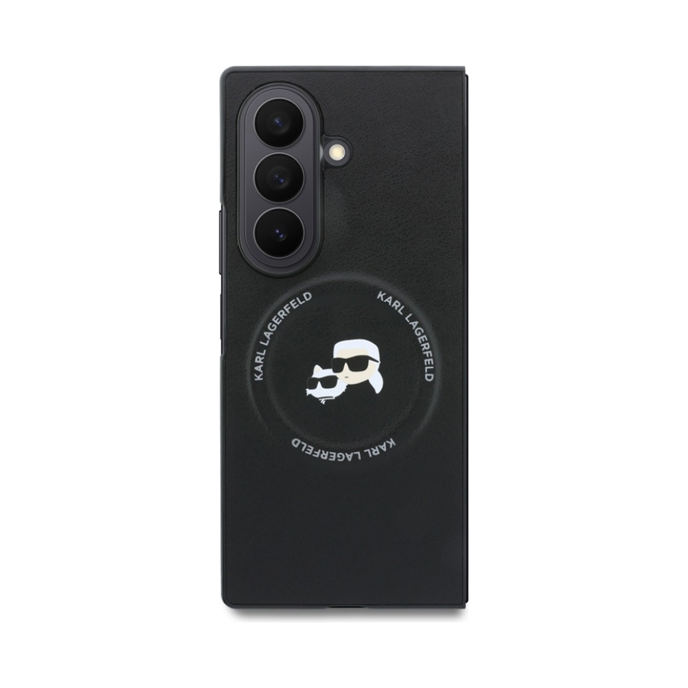Coque Galaxy Z Fold 8 Karl Lagerfeld Karl & Choupette Pins MagSafe - Samsung noire — visuel 2