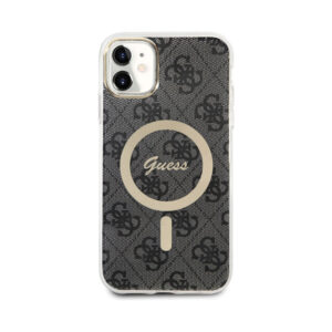 Coque iPhone 11 Guess 4G MagSafe noire — visuel 2