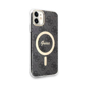 Coque iPhone 11 Guess 4G MagSafe noire — visuel 3