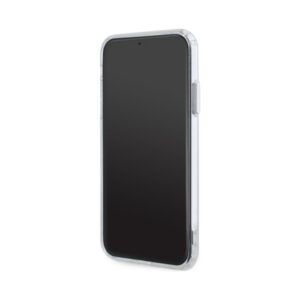 Coque iPhone 11 Karl Lagerfeld IML Metal Choupette Head MagSafe blanche — visuel 5