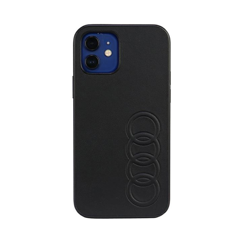 Coque iPhone 11 Pro Audi Synthetic Leather noire
