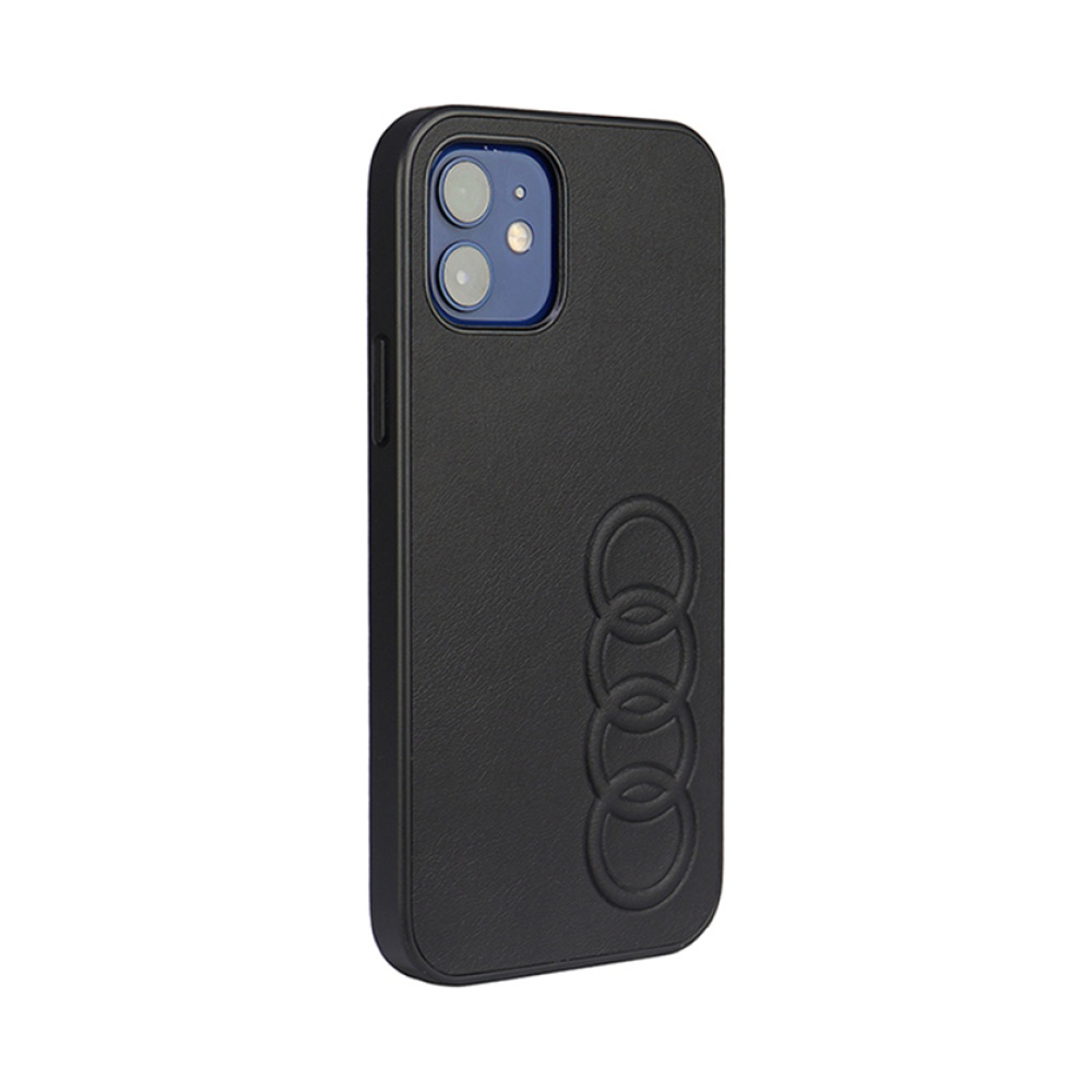 Coque iPhone 11 Pro Audi Synthetic Leather noire — visuel 2