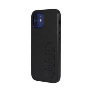 Coque iPhone 11 Pro Audi Synthetic Leather noire — visuel 3