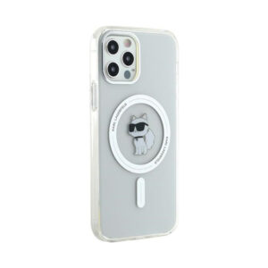 Coque iPhone 12 et iPhone 12 Pro Karl Lagerfeld IML Choupette MagSafe transparente — visuel 4