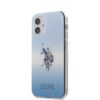 Coque iPhone 12 Mini US Polo Assn Dh & Logo Gradient bleue
