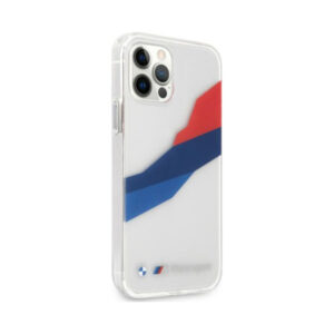 Coque iPhone 12 Pro Max BMW Motorsport Tricolor transparente — visuel 4