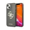 Coque iPhone 13 mini Guess Glitter 4G Big Logo noire