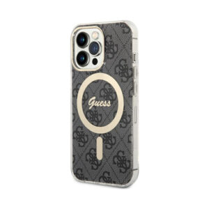 Coque iPhone 13 Pro Guess 4G MagSafe noire