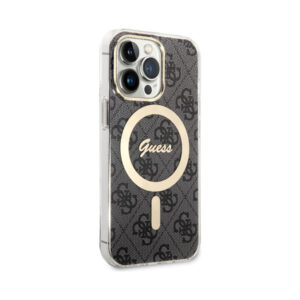 Coque iPhone 13 Pro Guess 4G MagSafe noire — visuel 3