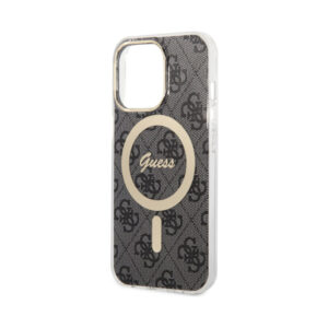 Coque iPhone 13 Pro Guess 4G MagSafe noire — visuel 5
