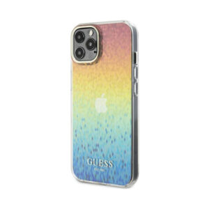 Coque iPhone 13 Pro Guess IML Faceted Mirror Disco Iridescent — visuel 2