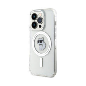 Coque iPhone 13 Pro Karl Lagerfeld IML Choupette MagSafe transparente — visuel 2