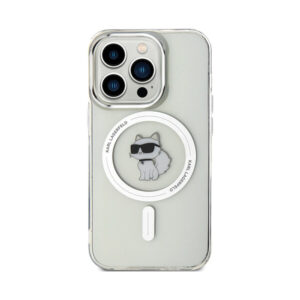 Coque iPhone 13 Pro Karl Lagerfeld IML Choupette MagSafe transparente — visuel 3