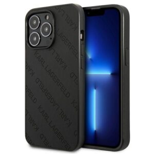 Coque iPhone 13 Pro Karl Lagerfeld Perforated Allover noire