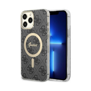 Coque iPhone 13 Pro Max Guess 4G MagSafe noire