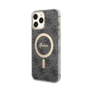 Coque iPhone 13 Pro Max Guess 4G MagSafe noire — visuel 2