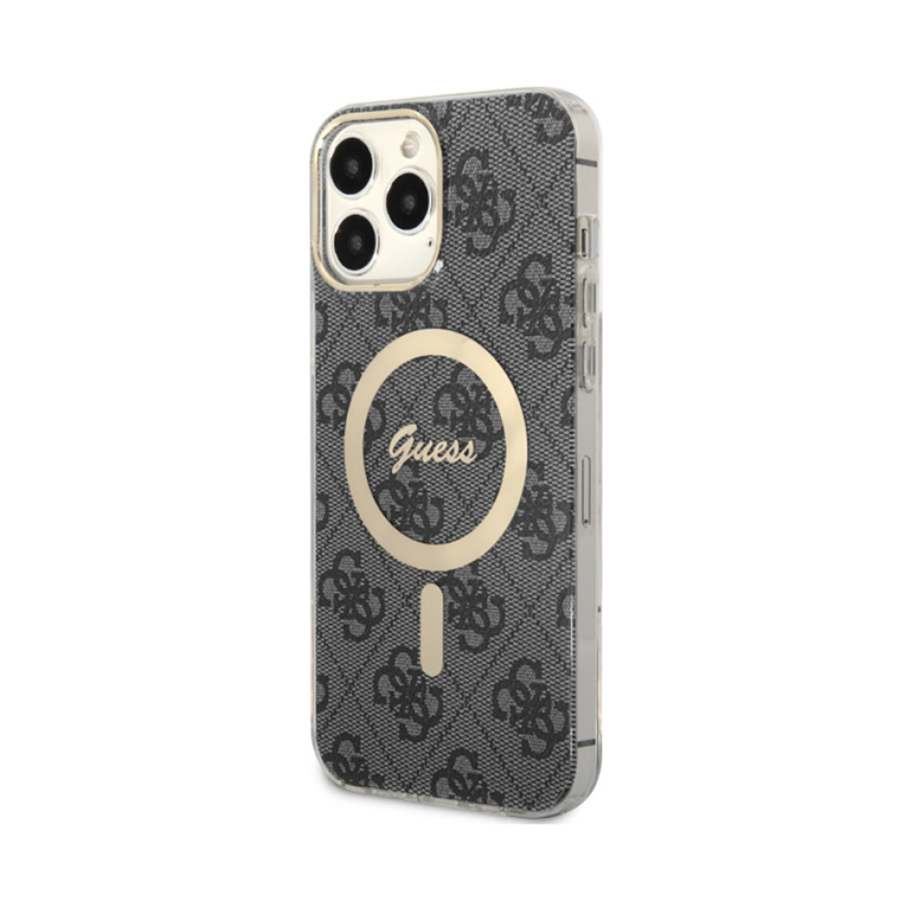 Coque iPhone 13 Pro Max Guess 4G MagSafe noire — visuel 2