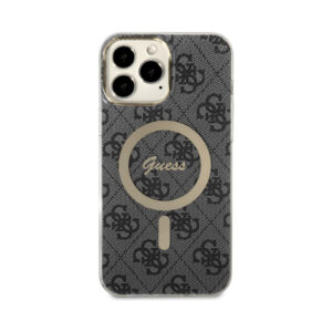 Coque iPhone 13 Pro Max Guess 4G MagSafe noire — visuel 3