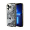 Coque iPhone 13 Pro Max Karl Lagerfeld Liquid Glitter Choupette transparente