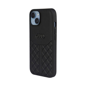 Coque iPhone 14 Audi Genuine Leather noire — visuel 3