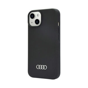 Coque iPhone 14 Audi Silicone Case noire — visuel 3