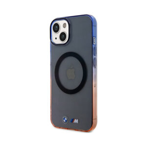 Coque iPhone 14 BMW Gradient Bumper MagSafe grise — visuel 2