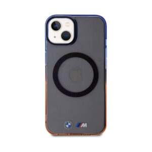 Coque iPhone 14 BMW Gradient Bumper MagSafe grise — visuel 3