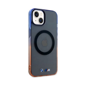 Coque iPhone 14 BMW Gradient Bumper MagSafe grise — visuel 4
