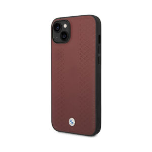 Coque iPhone 14 BMW Leather Diamond Pattern — visuel 2
