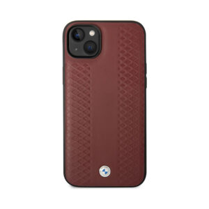 Coque iPhone 14 BMW Leather Diamond Pattern — visuel 3