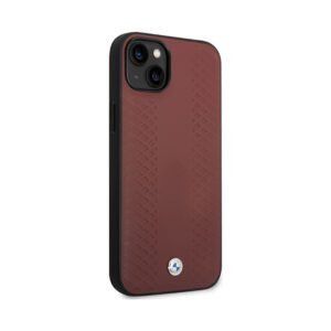 Coque iPhone 14 BMW Leather Diamond Pattern — visuel 4