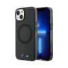 Coque iPhone 14 BMW Pattern MagSafe grise