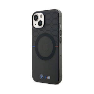 Coque iPhone 14 BMW Pattern MagSafe grise — visuel 2