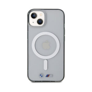 Coque iPhone 14 BMW Silver Ring MagSafe transparente — visuel 3