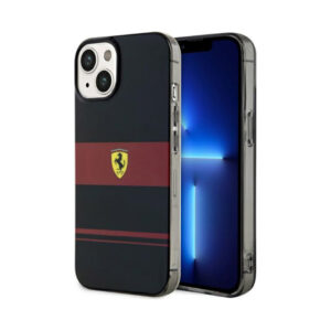 Coque iPhone 14 Ferrari Combi MagSafe noire