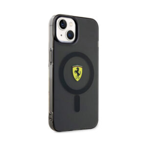 Coque iPhone 14 Ferrari Translucent MagSafe noire — visuel 4